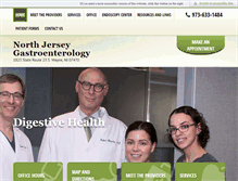 Tablet Screenshot of njgastro.com